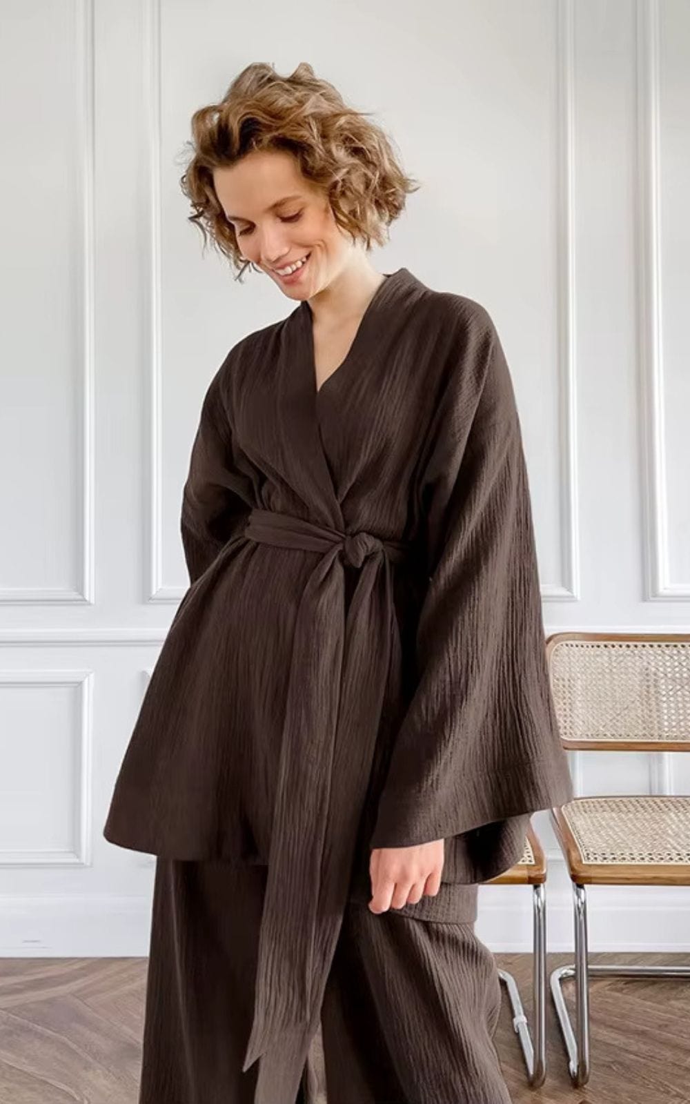 Ensemble Pyjama Kimono pour Femme