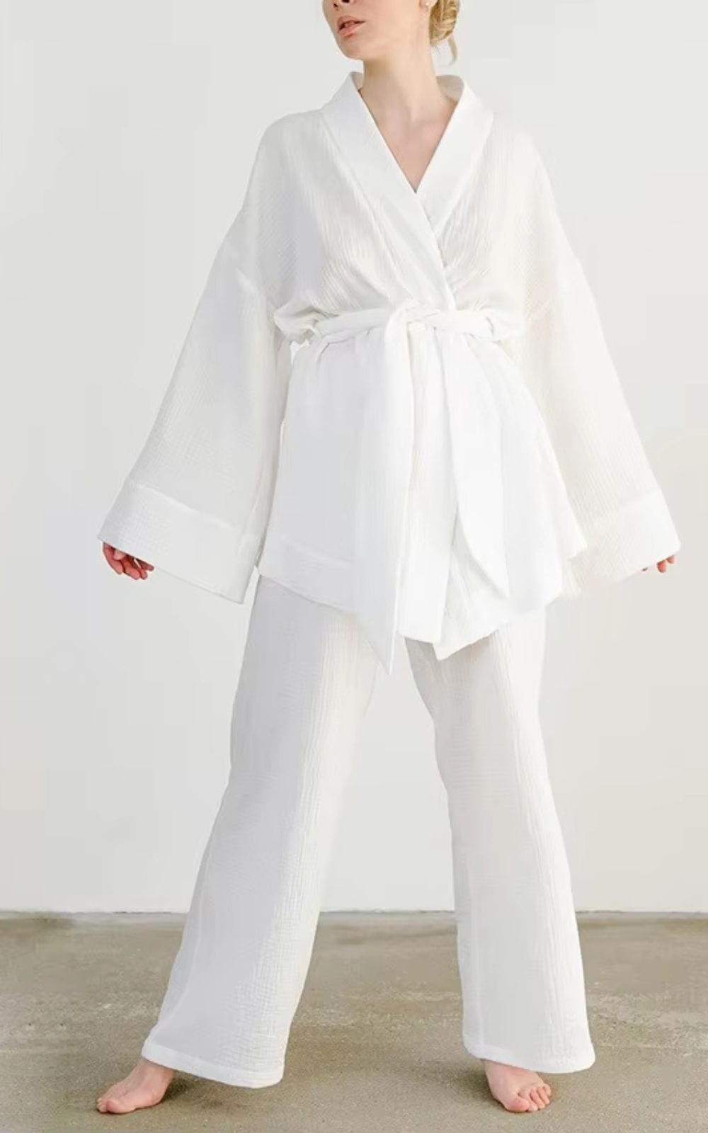 Ensemble Pyjama Kimono pour Femme