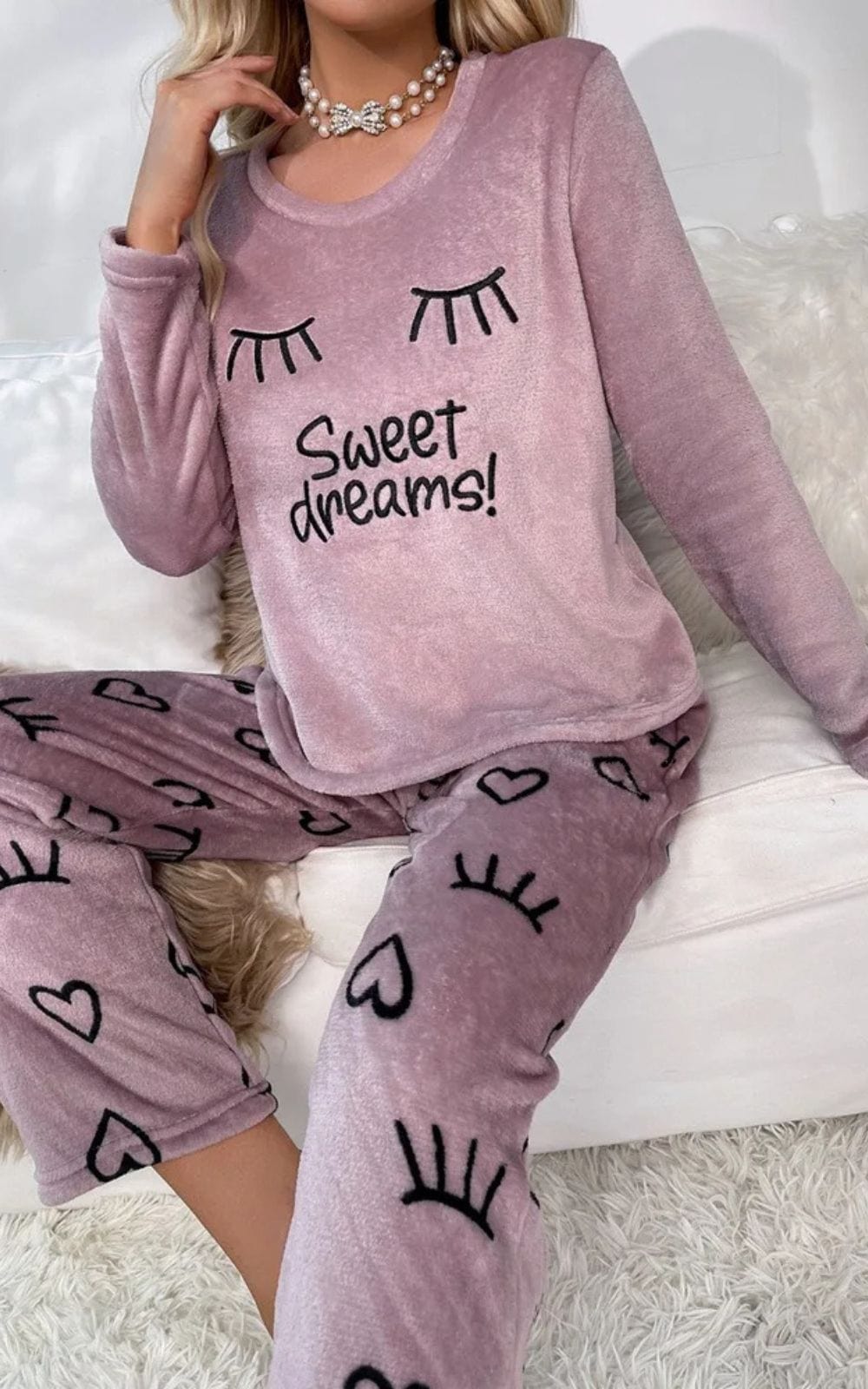 Ensemble Pyjama Velours | Femme