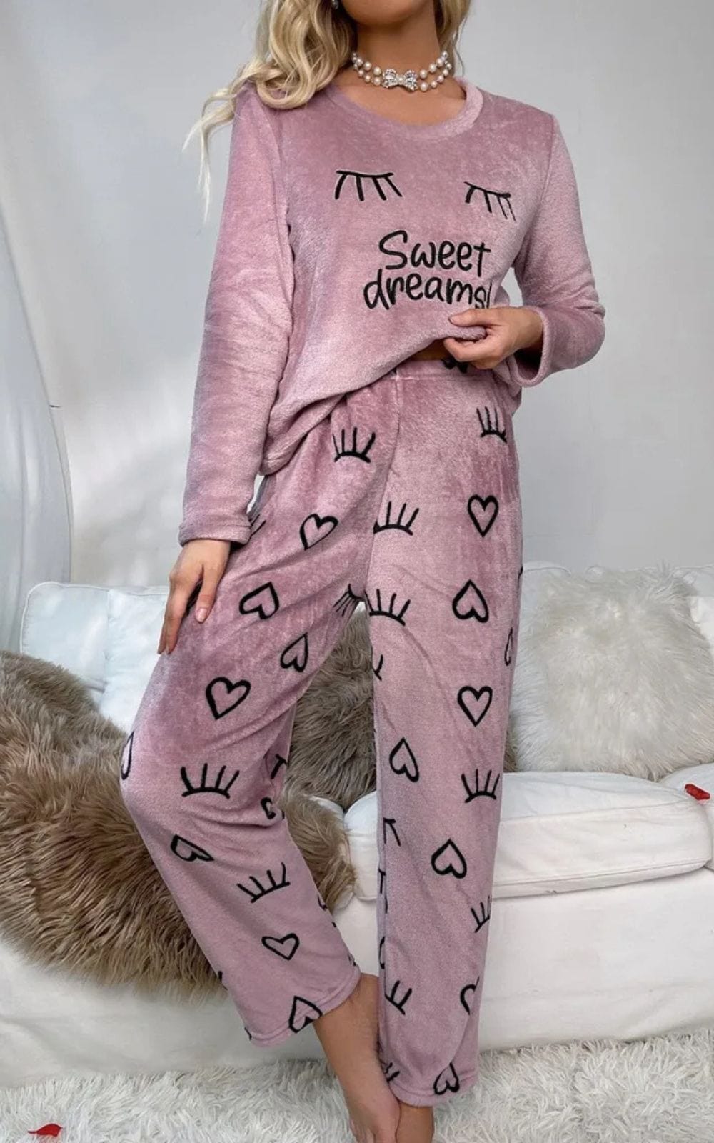 Ensemble Pyjama Velours | Femme