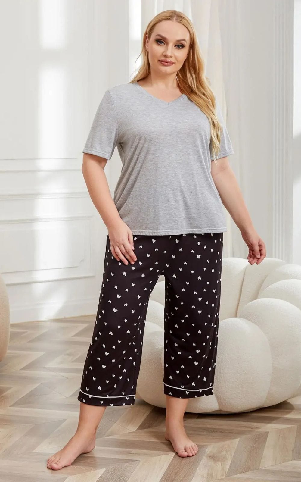 Pantacourt | Pyjama Femme Grande Taille