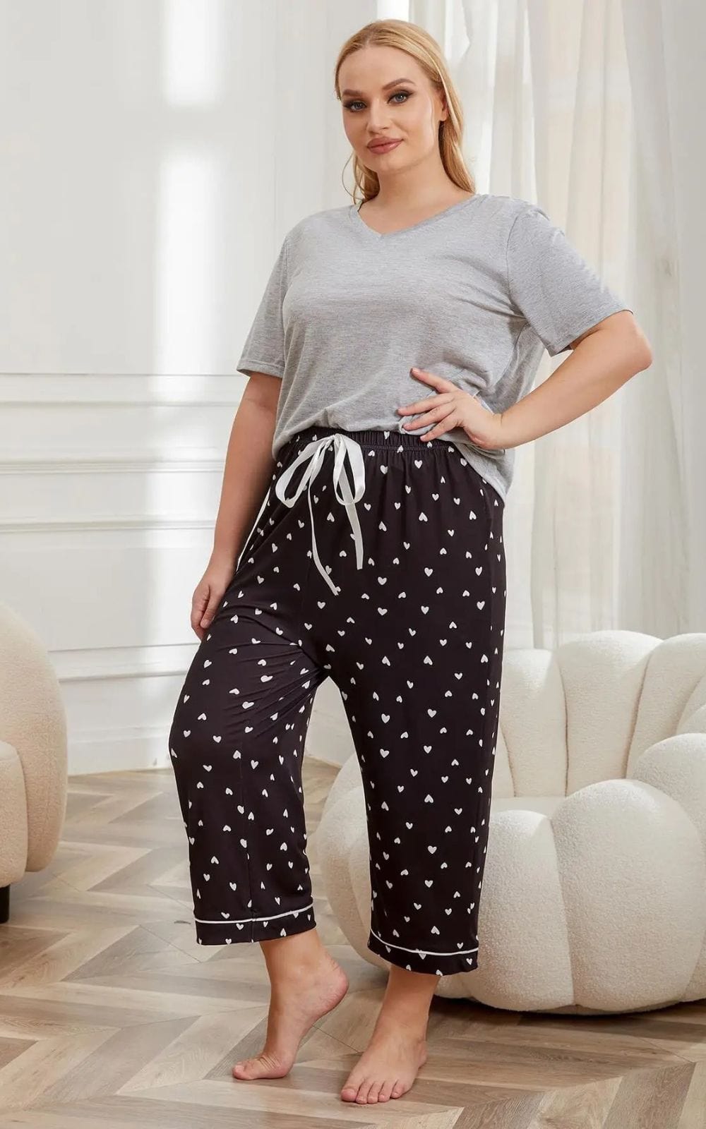 Pantacourt | Pyjama Femme Grande Taille