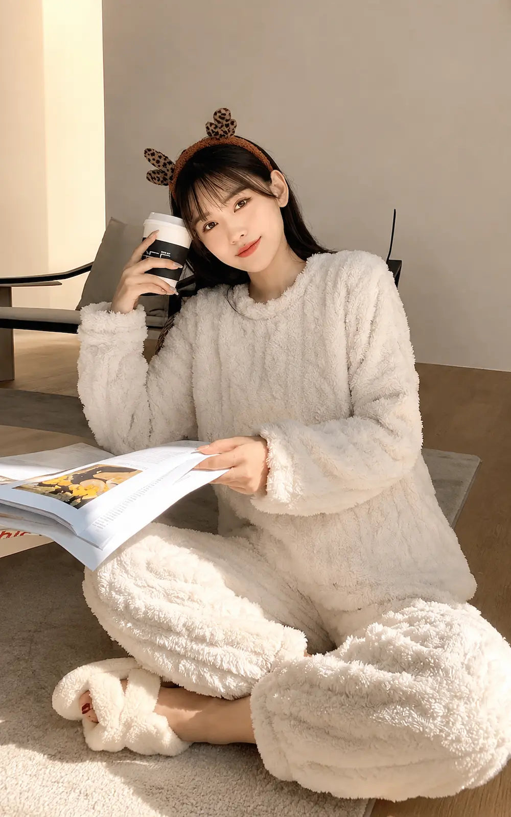 Pyjama femme en flanelle polaire - Chaleur et douceur incomparables
