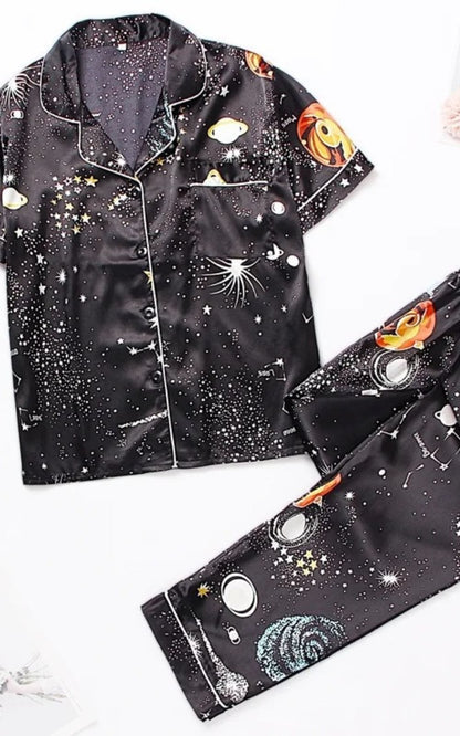 SilkSatinPyjamaSet | Pyjama en Satin de Soie