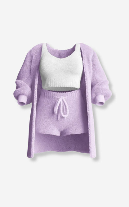 PlushyLoungewear | Ensemble 3 Pièces Pilou-Pilou