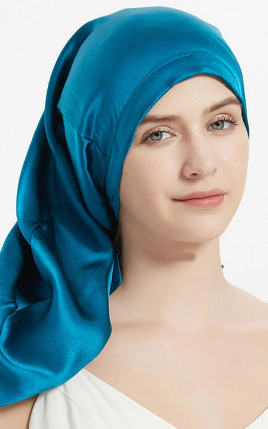 Bonnet de Nuit pour | Femme  Bleu pétrole