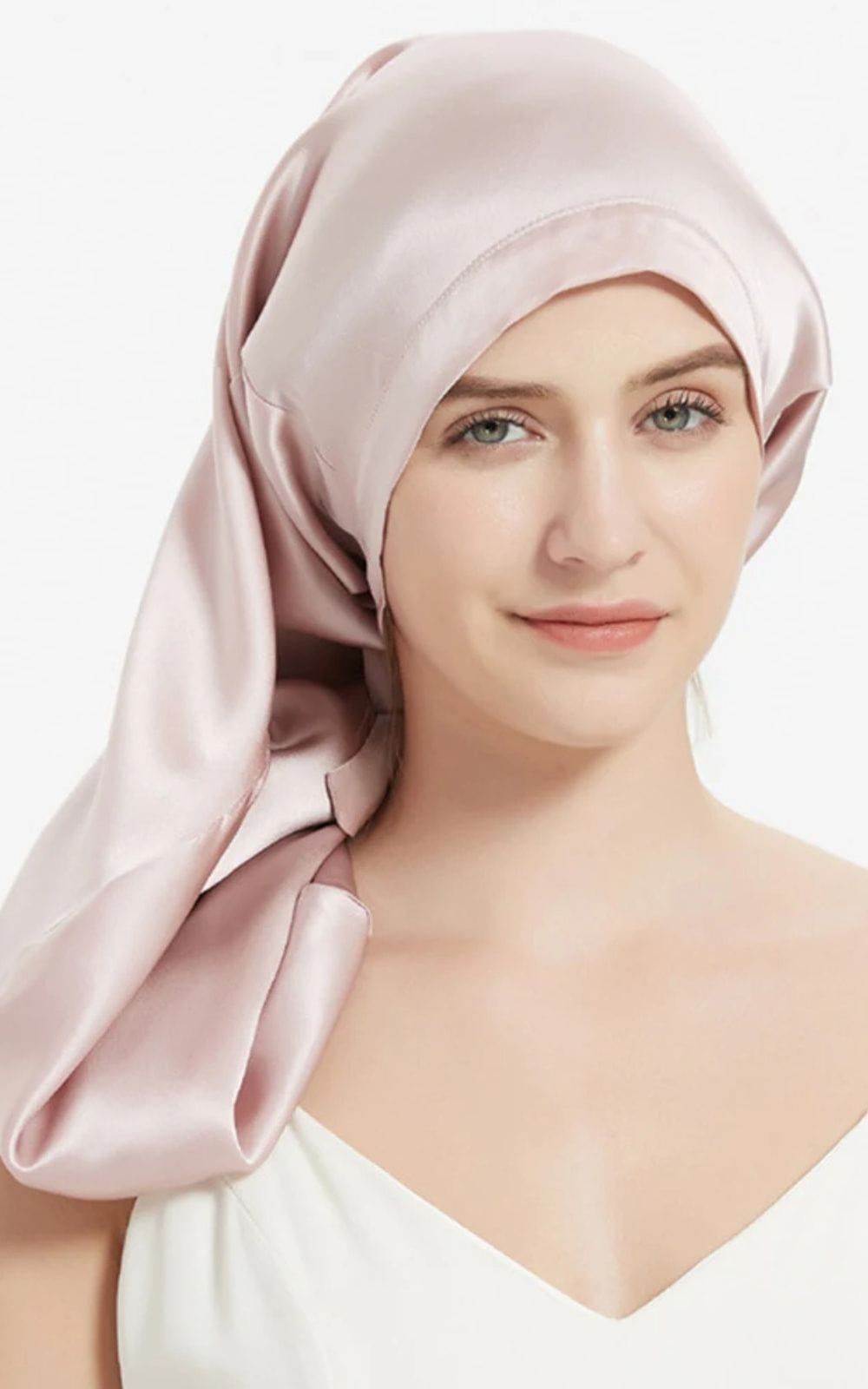 Bonnet de Nuit pour | Femme  Rose poudré