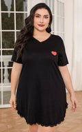 Chemise de Nuit Courte | Grande Taille 