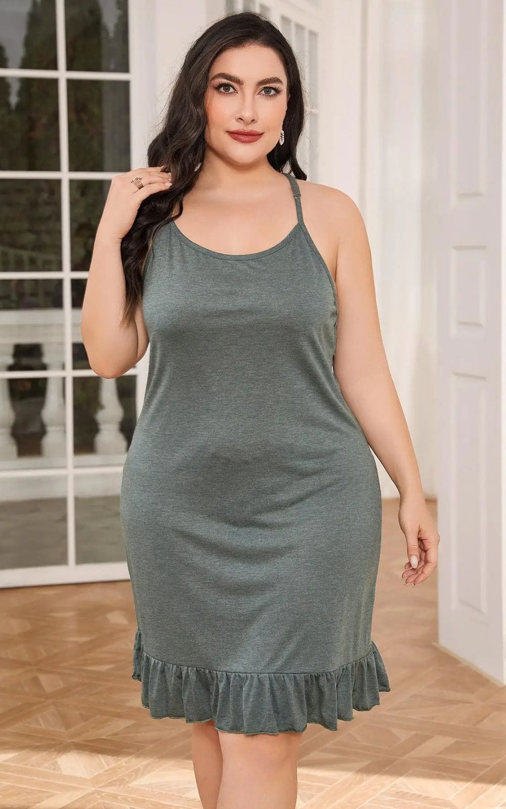 Chemise de Nuit Femme Grande Taille | Raffinée