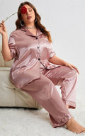 Ensemble Pyjama Femme Grande Taille | en Soie 