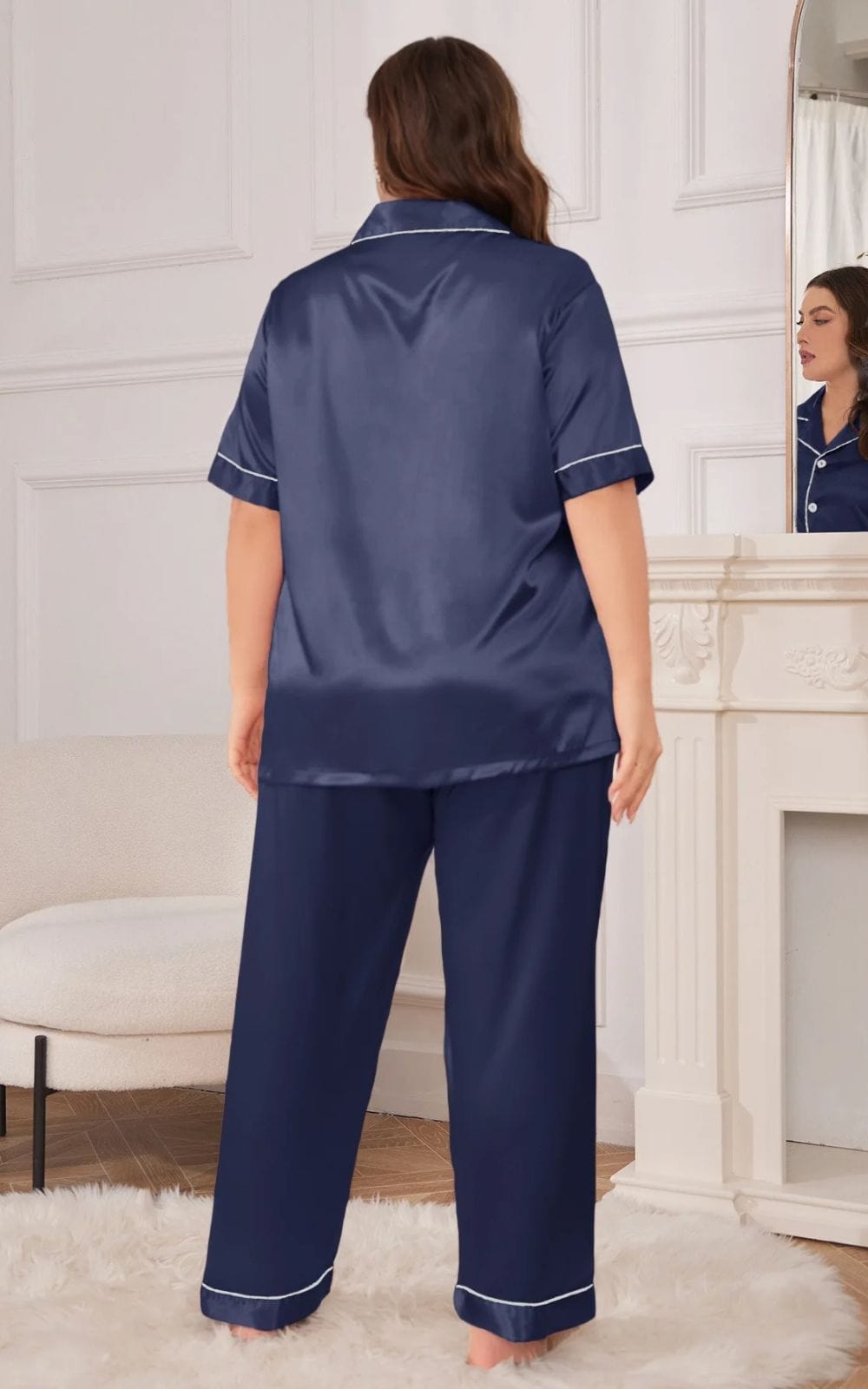 Ensemble Pyjama Femme Grande Taille | en Soie