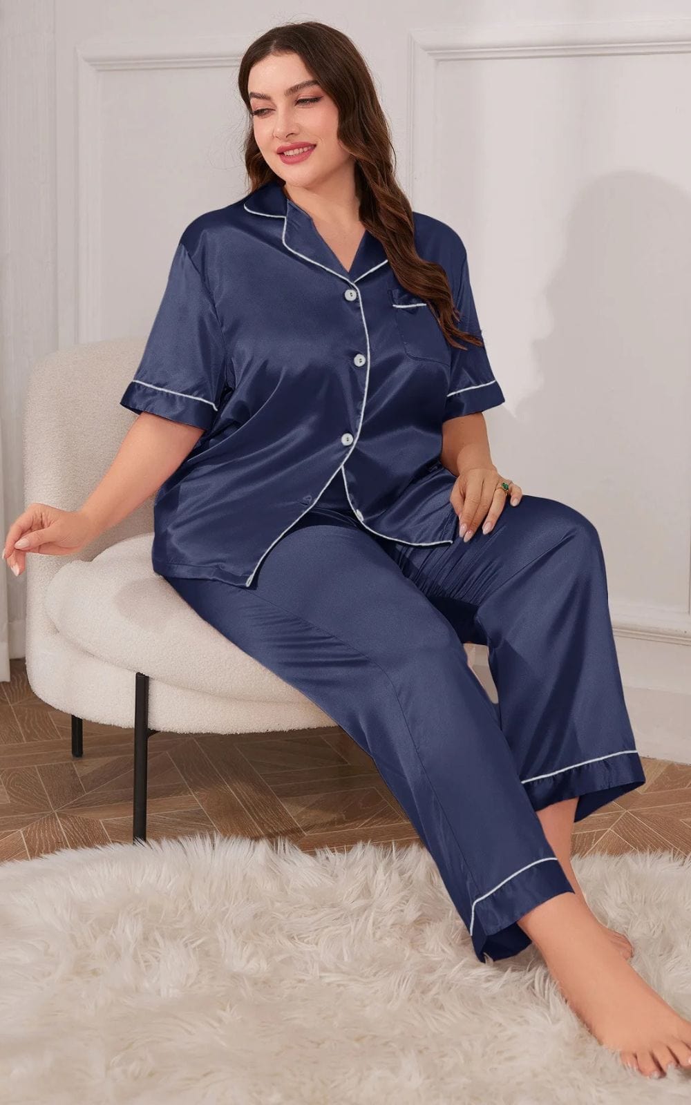 Ensemble Pyjama Femme Grande Taille | en Soie