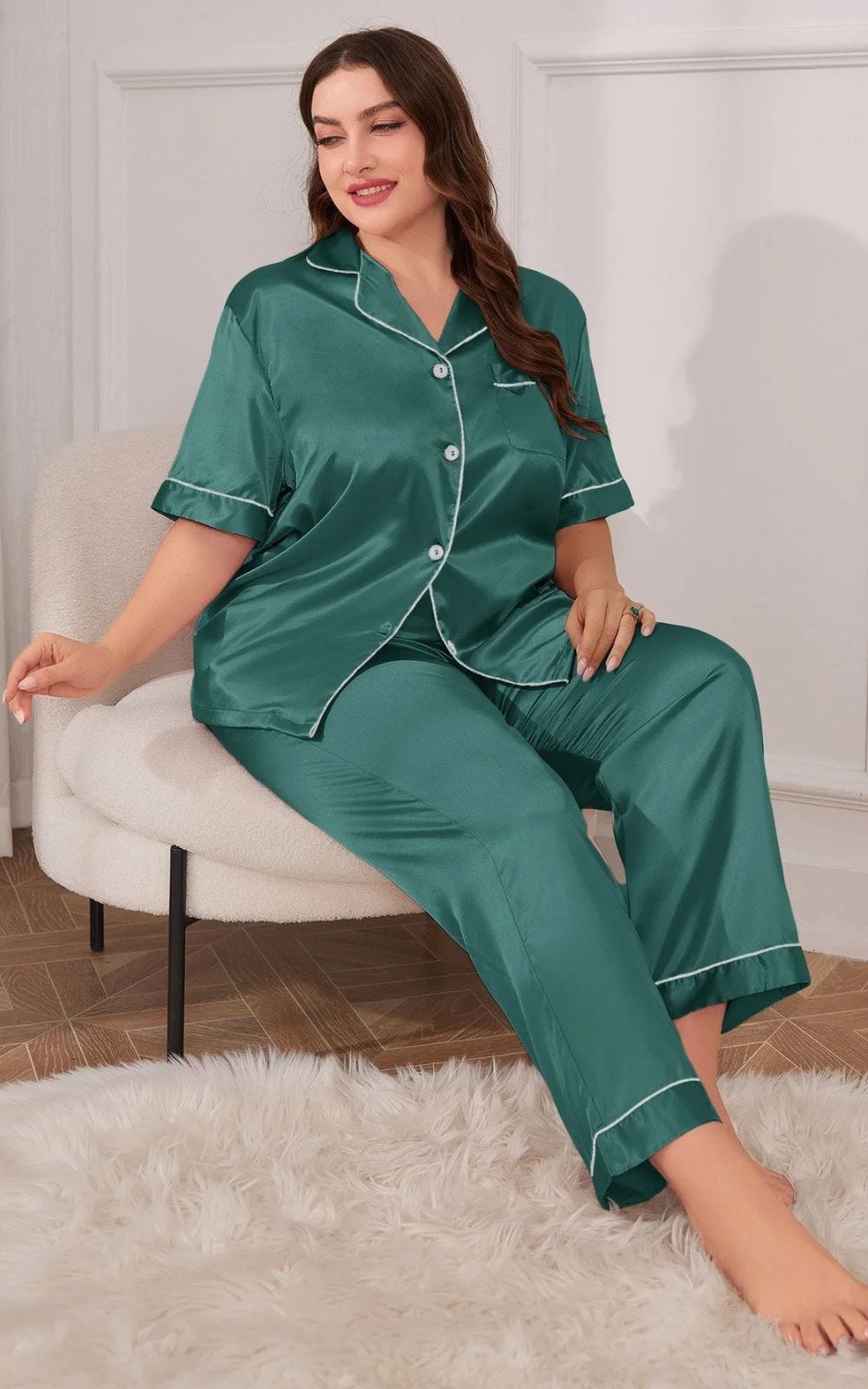 Ensemble Pyjama Femme Grande Taille | en Soie