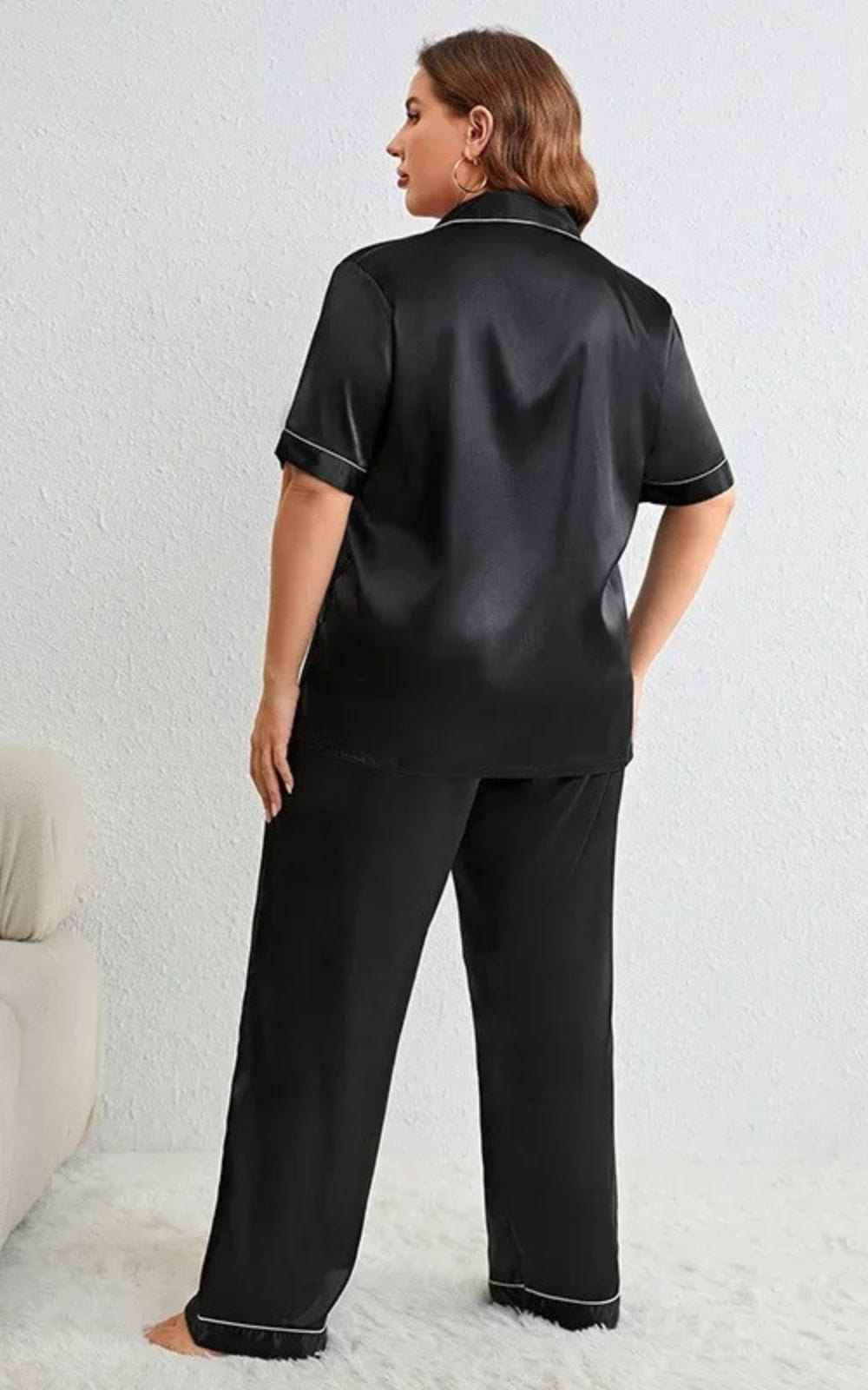 Ensemble Pyjama Femme Grande Taille | en Soie 