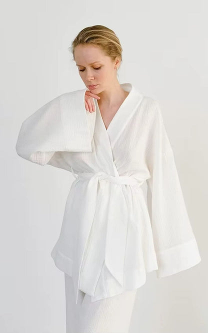 Ensemble Pyjama Kimono pour Femme  Opale / S