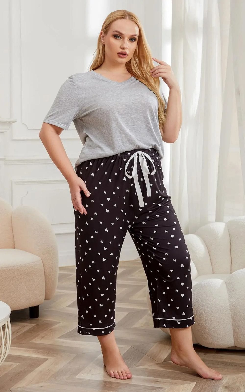 Pantacourt | Pyjama Femme Grande Taille 