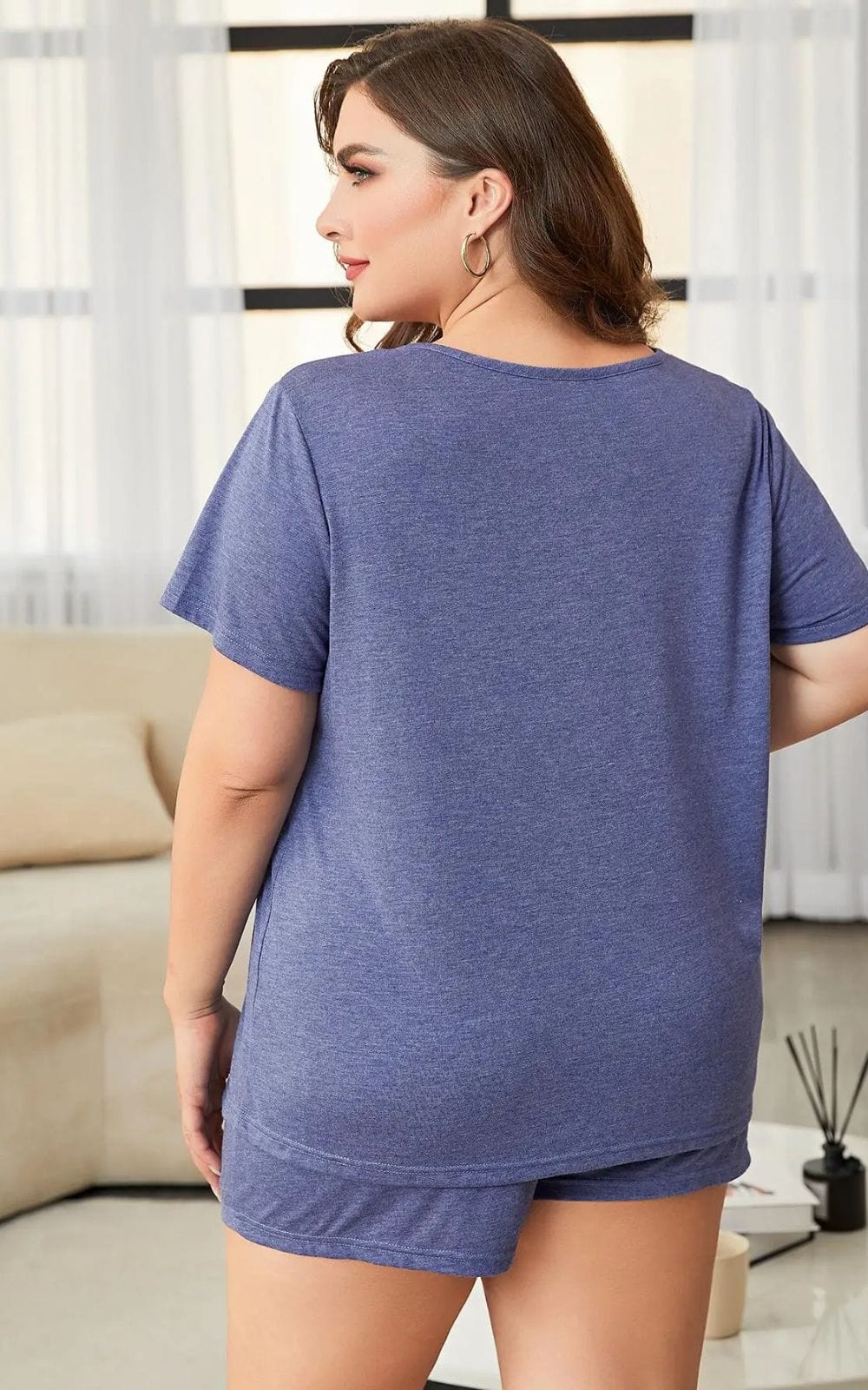 Pyjama Court Femme | Grande Taille 