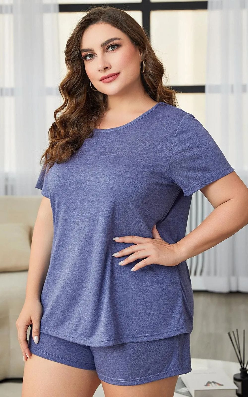 Pyjama Court Femme | Grande Taille 