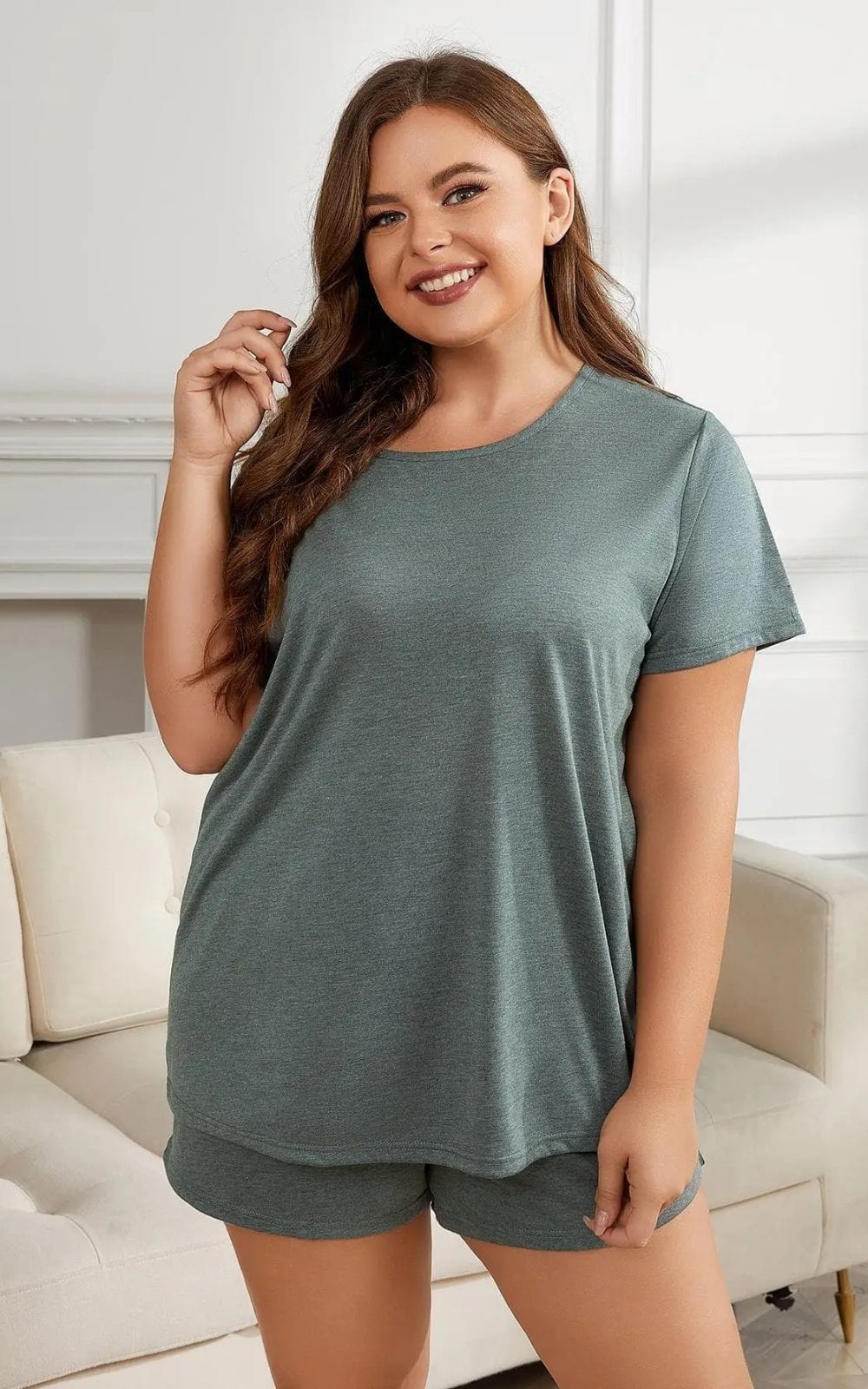 Pyjama Court Femme | Grande Taille 