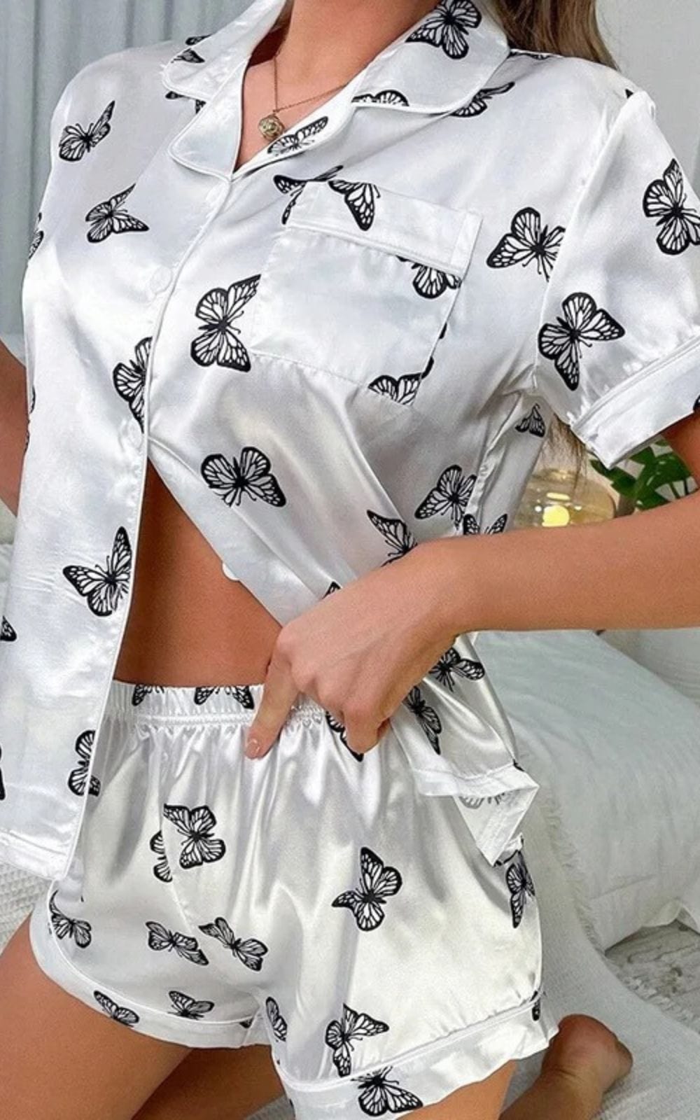 Pyjama | Satin de Soie pour Femme 