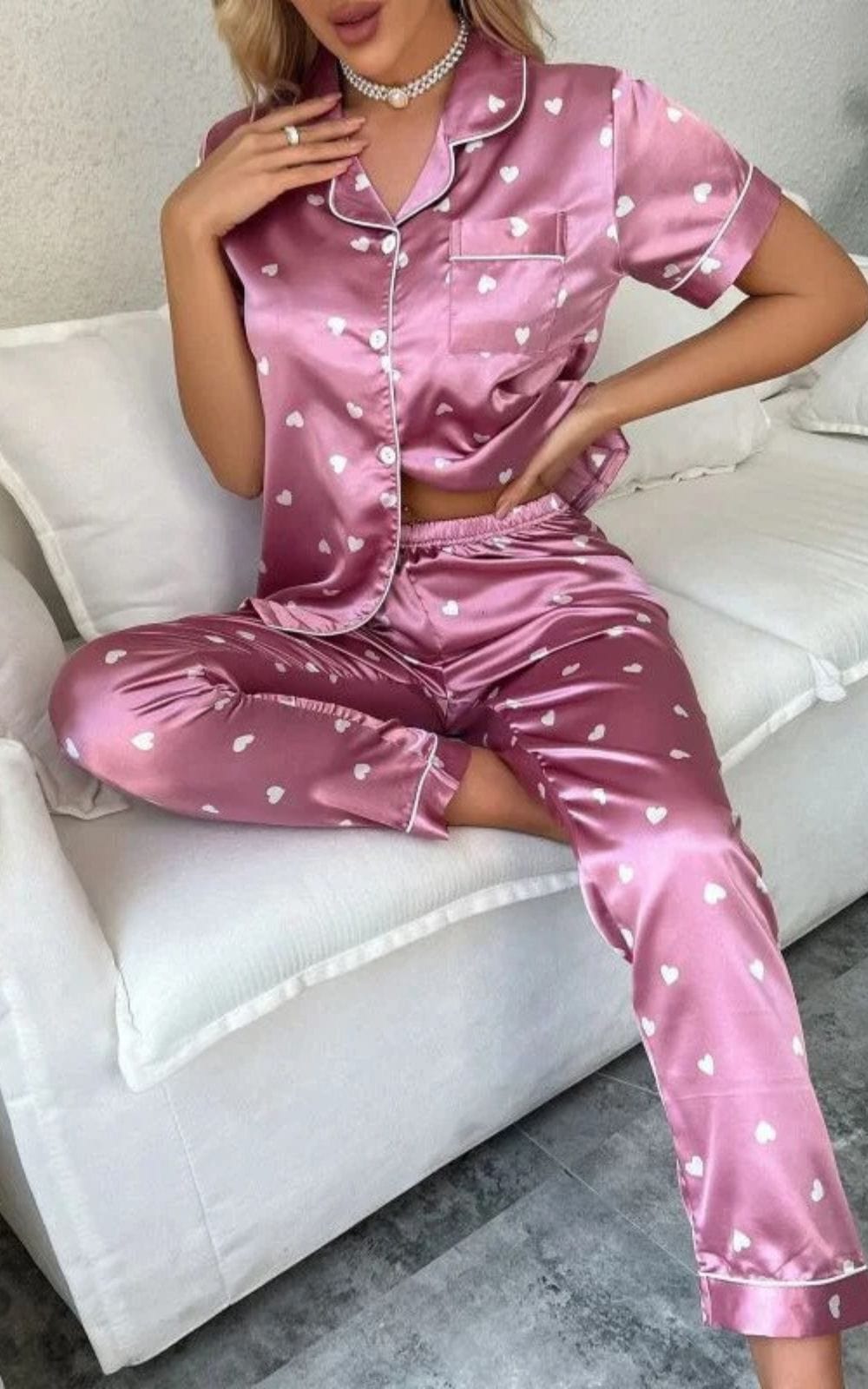 Pyjama | Satin de Soie pour Femme