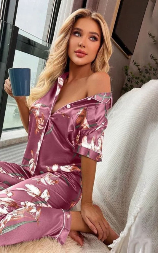 Pyjama | Satin de Soie pour Femme 