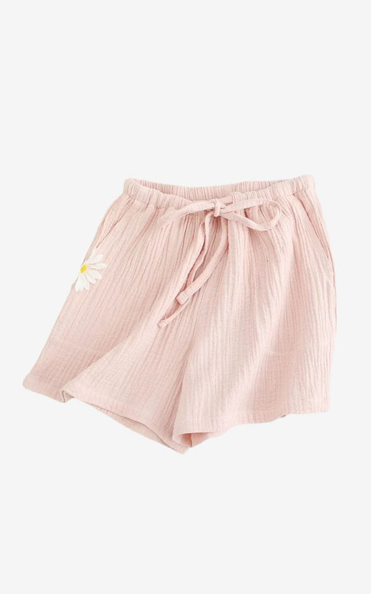 Pyjama Short en Gaze de Coton | Femme