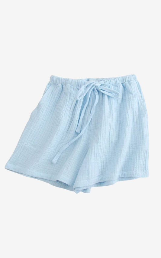 Pyjama Short en Gaze de Coton | Femme