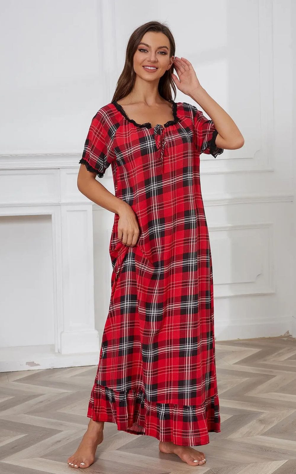 Robe de Nuit Femme | Rouge 